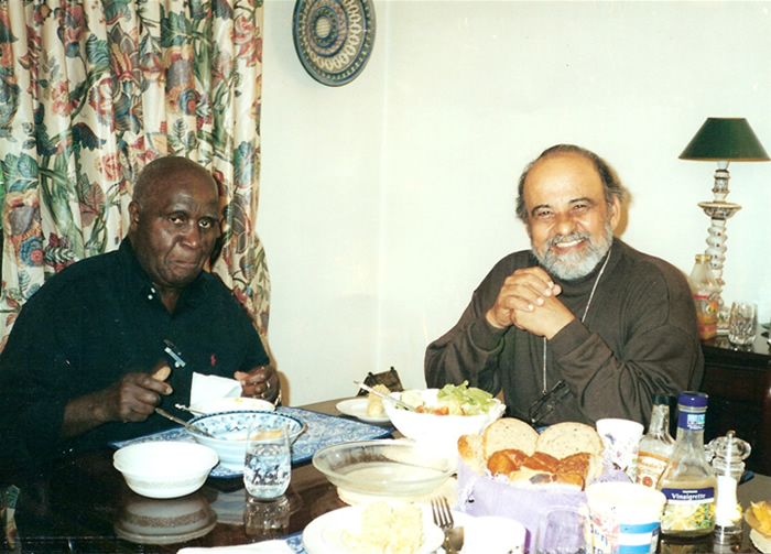 With the ex-President of Zambia, Kenneth Kaunda